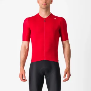 Castelli Espresso Jersey i Rich Red/Deep Bordeaux