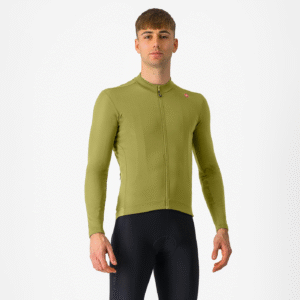 Castelli Espresso Thermal cykeltrøje Deep Green herre