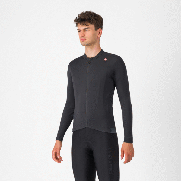 Castelli Espresso Thermal cykeltrøje sort herre