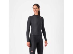 Castelli Espresso W termocykeljakke light black dame
