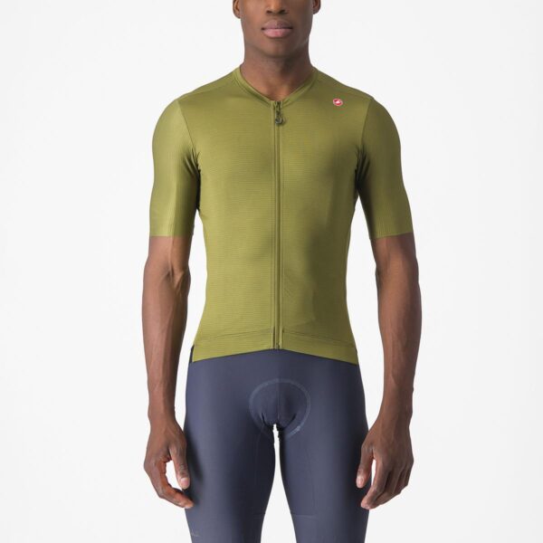 Castelli Espresso cykeltrøje sage/electric lime herre
