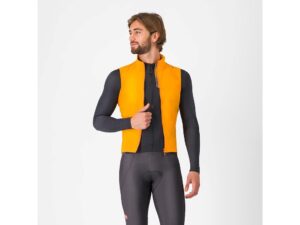 Castelli Espresso cykelvest vivid orange/dark gray herre