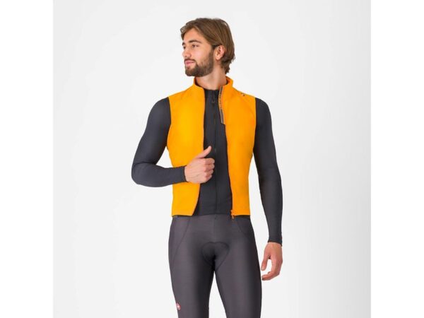 Castelli Espresso cykelvest vivid orange/dark gray herre
