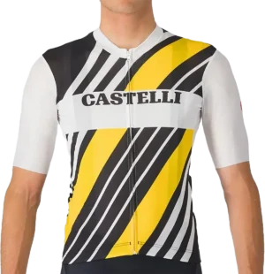 Castelli HERITAGE Renault Jersey - Black/White-Yellow