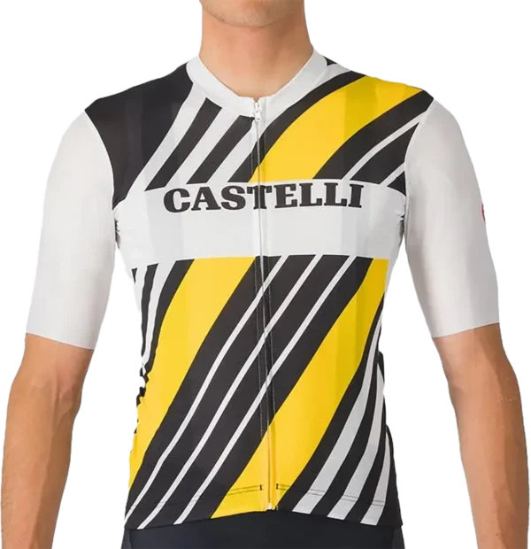 Castelli HERITAGE Renault Jersey - Black/White-Yellow