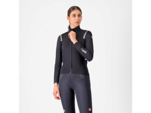 Castelli Perfetto RoS 3 cykeljakke light black/silver reflex dame