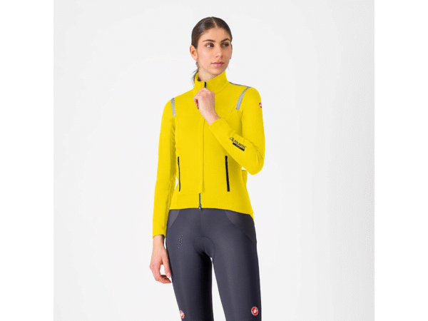 Castelli Perfetto RoS 3 cykeljakke mango mojito/black reflex dame