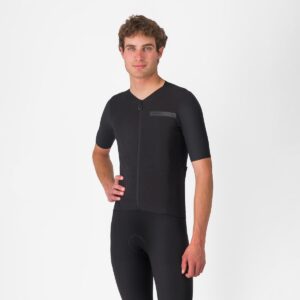Castelli Permio Evo cykeltrøje sort herre