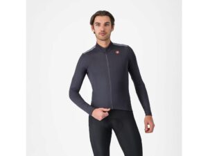 Castelli Puro 4 langærmet cykeltrøje dark gray herre