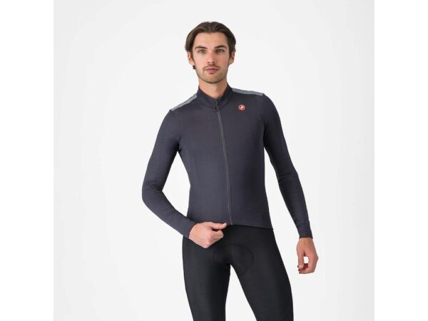 Castelli Puro 4 langærmet cykeltrøje dark gray herre
