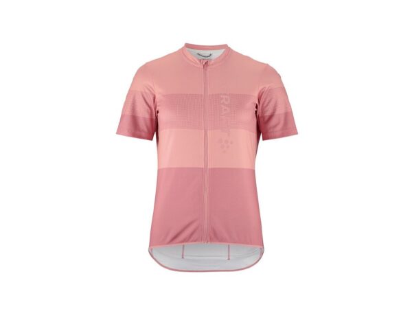 Craft Endur Logo kortærmet cykeltrøje wild rose/peony dame