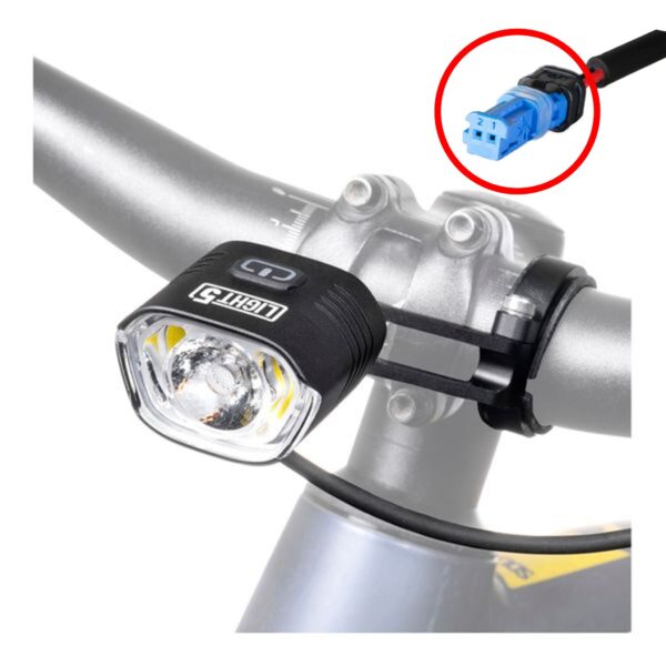 Cykellygte til elcykel Light5 EB1000 - 1000 lm / Bosch, Kun forlygte