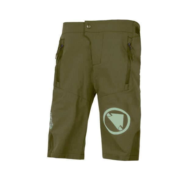 Endura MT500 Burner Junior MTB Cykelshorts Oliven Grøn