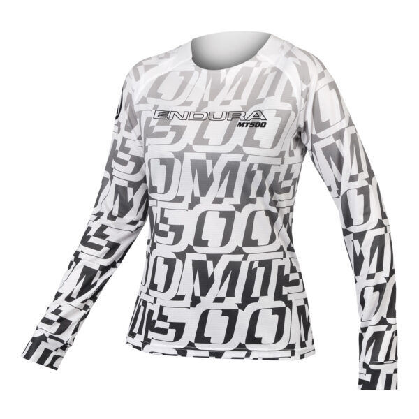 Endura MT500 Print Tee Cykeltrøje Sort/Hvid