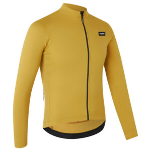 GripGrab EXPLR Merinotech Thermal langærmet cykeltrøje Mustard Yellow herre