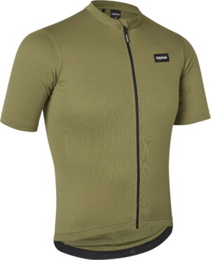 GripGrab Kortærmet Gravelin Merinotech Cykeltrøje - Olive Green