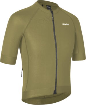 GripGrab PACR Kortærmet Cykeltrøje - Olive Green