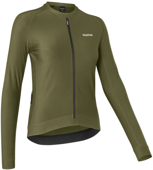 GripGrab PACR Langærmet Cykeltrøje til damer - Olive Green