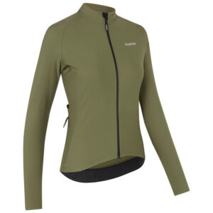 GripGrab PACR Thermal langærmet cykeltrøje Olive Green dame