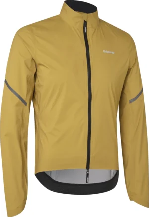 GripGrab Vandtæt PACR-letvægtsjakke - Mustard Yellow