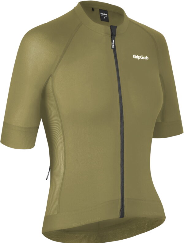 GripGrab Women's PACR Kortærmet Cykeltrøje - Olive Green