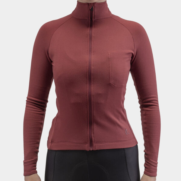 Isadore LS Women´s Jersey Ruby Wine