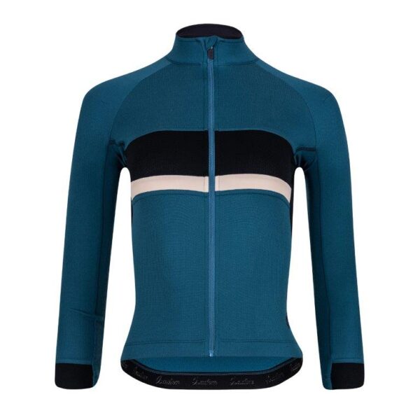 Isadore Women´s Gravel Jersey 3/4 sleeve, Blue Coral