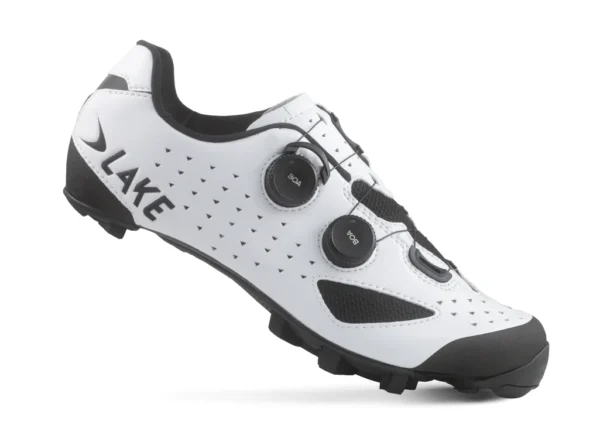 Lake MX238 Gravel Cykelsko, Hvid/Sort - Bred