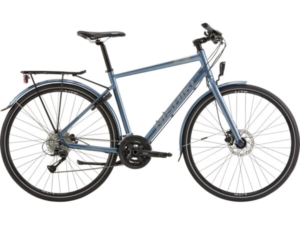 Nishiki City 501 Citybike 18 gear Shimano Acera skivebremser herre bllå