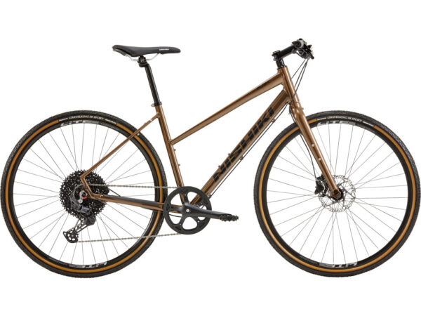Nishiki Rush Citybike 12 gear Shimano Deore skivebremser dame brun