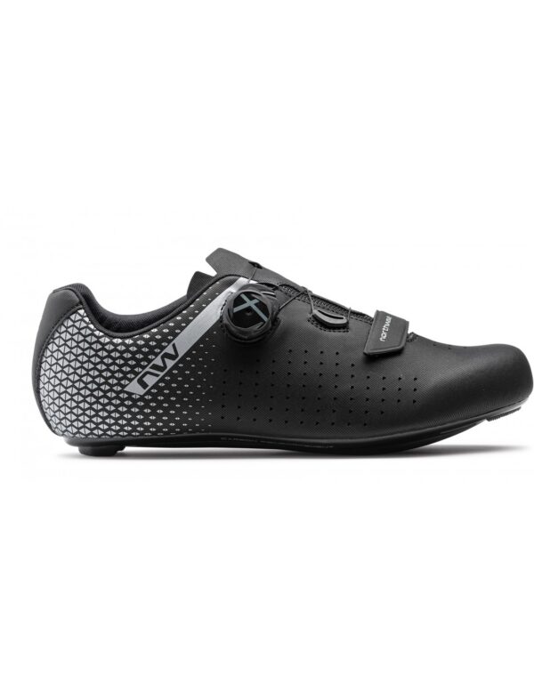 Northwave Core Plus 2 cykelsko sort/sølv
