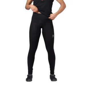 Odlo Zeroweight Ceramiwarm Cykeltights, Kvinder, Sort