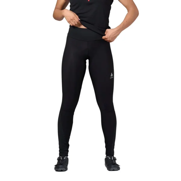 Odlo Zeroweight Ceramiwarm Cykeltights, Kvinder, Sort