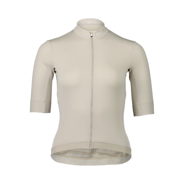 POC W's Thermal Lite Kortærmet Cykeltrøje i Light Sandstone Beige