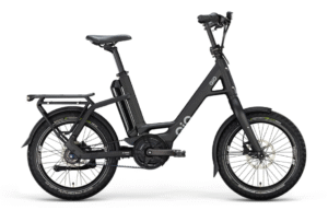 QiO Elektrisk kompakt cykel Remtræk Mat sort - One size