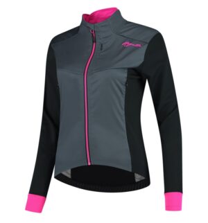 Rogelli Contenta Cykeljakke - Sort / Grå / Pink