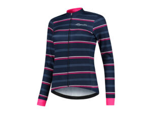 Rogelli Stripe vinterjakke windtex blå/pink