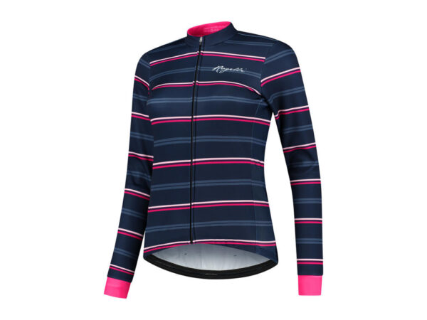 Rogelli Stripe vinterjakke windtex blå/pink