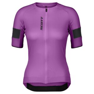 SCOTT Endurance Pro kortærmet cykeltrøje liquid purple dame