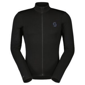 SCOTT Gravel Merino Warm Langærmet Jersey Sort