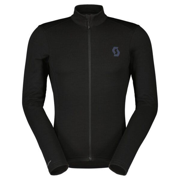 SCOTT Gravel Merino Warm Langærmet Jersey Sort