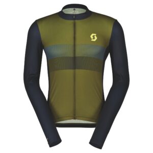 SCOTT RC Team 10 Langærmet Jersey Grøn/Gul