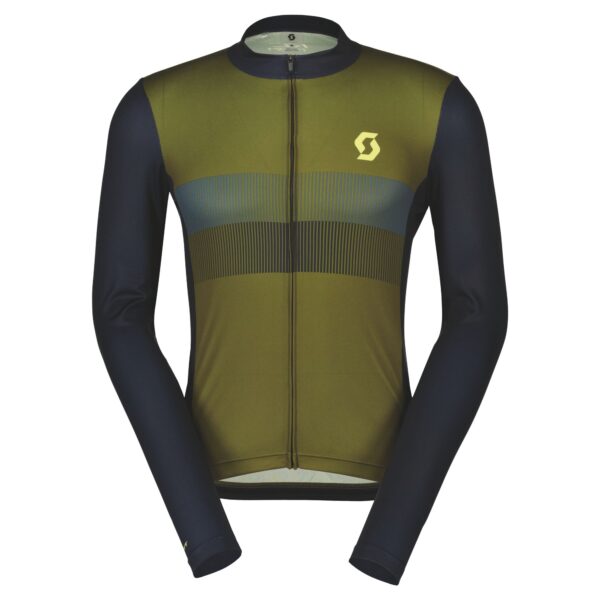 SCOTT RC Team 10 Langærmet Jersey Grøn/Gul