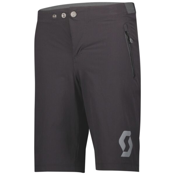 SCOTT Trail 10 Loose Fit Shorts med Indlæg Sort til Junior