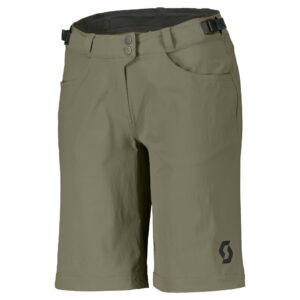 SCOTT Trail Flow cykelshorts hay green dame