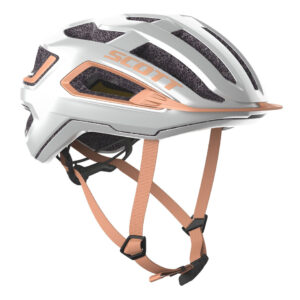 Scott Arx Plus cykelhjelm MIPS Pearl White/Rose Beige