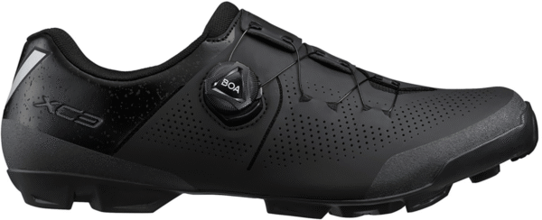 Shimano XC302 SPD MTB Sko Wide (Bred) - Black