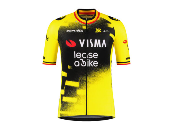 Team Visma | Lease a Bike cykeltrøje korte ærmer Wout van Aert Wing Beat Replica