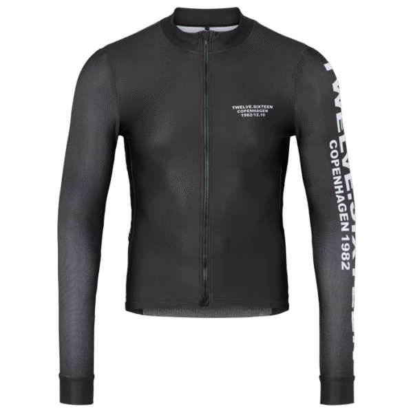 Twelve Sixteen Men's Sky Long Jersey Black, Størrelse: Small