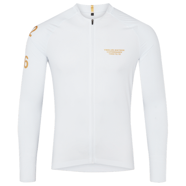Twelve Sixteen Men's Sky Pro Long Jersey White, Størrelse: 4XL